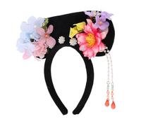 FOMIYES Retro Qing Dynasty Hair Hoop Comfortable Vintage Court Style Headband for Women and Lightweight Floral Hanfu Hair Accessory for Cosplay Festivals and Photo Shoots