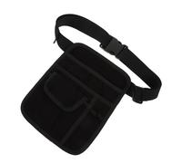 FOMIYES Reusable Canvas Waiter Waist Apron Pouch with Adjustable Strap Stylish Money Pouch Organizer for Female Servers in Restaurants and Cafes Practical Serving Apron Bag for Waitresses