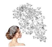 FOMIYES Rhinestone Hair Vine Elegant Bridal Headpiece Sparkly Wedding Hair Accessories for Women Unique Flexible Design for Weddings Proms and Special Events Durable and Comfortable