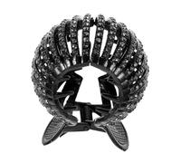FOMIYES Rhinestone Ponytail Claw Clip for Women and Non Slip Large Hair Holder with Elegant Shiny Decor Creative Fashion Hair Accessory for Stylish Bun and Ponytail Hairstyles