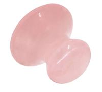 FOMIYES Rose Quartz Facial Massage Tool Mushroom Shape Comfortable Grip and Easy Operation, Powder Crystal Material for Beauty Salons on The Go Skin Care
