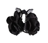 FOMIYES Rose Tassel Hair Clip Women Girls Hair Claw Clips 4 Pcs Fabric Flower Barrettes