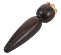 FOMIYES Rosewood Eye Massage Roller Stick for Puffiness Reduction Portable Manual Eye Lift Tool for Facial Skin Care and Beauty for Travel and Daily Use