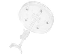 FOMIYES Rotatable Doll Display Stand Acrylic Base for Crochet Figures and Felt Dolls for Desktop Showing and Collectible Accessories