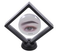 FOMIYES Semi-Permanent Eyebrow Display Mold with Suspension Frame and Photo Frame, 3D Floating Film Cosmetic Stand for Beauty Salon Eyebrow Lip Eyeliner Design Showcase