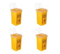 FOMIYES Sharps Container for Home Use: 0. 26 Gallons Large Touchless Needle And Syringe Disposal Container with Lid for Home And Professional Uses