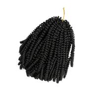 FOMIYES Short Braid Dreadlocks Wig Low Temperature Fiber Crochet Hairpiece for Women Natural Looking Fashion Hair Extension Suitable for Cosplay and Daily Wear