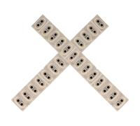 FOMIYES Silicone Conductive Rubber Contact Strips, for 2pcs 13-key Replacement Pads with Easy Installation Digital Piano Keyboard Universal Application for Music Education and Repair