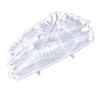 FOMIYES Silicone Dragon Head Mold for Epoxy Resin Casting Semi-3d DIY Wall Decor Mold for Dragon Head Modeling and Artistic Sculpture
