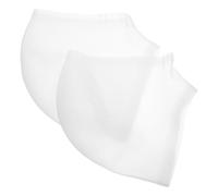 FOMIYES Silicone Gel Heel Socks White Moisturizing Foot Care Protector Anti-chapping Non-Slip Heel Support for Walking and Daily Use