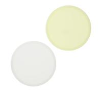 FOMIYES Silicone Glow in the Dark Coasters 6Pcs Round Non-Slip Heat Resistant Drink Mats Anti-Spill Edge 3.86 Inch for Home Dining and Office Random Color