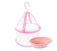 FOMIYES Silicone Makeup Brush Cleaning Pad with Hanging Drying Net for Makeup Sponge and Puff Non Damaging Cleaner Bowl and Large Capacity Rack for Easy Drying and Storage