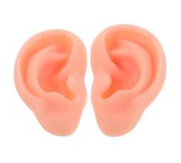 FOMIYES Silicone Simulation Ears Soft Piercing Model for Jewelry Display and Ear Piercing Practice