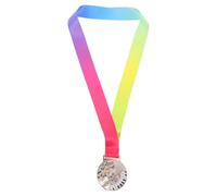 FOMIYES Silver Metal Music Award Medals for Competition - Zinc Alloy Music Note Medals with Ribbon, Prizes for Talent Shows, Singing, Piano and Violin Performances