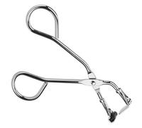 FOMIYES Silver Stainless Steel Eyelash Curler Portable Lash Curling Tool for Natural Curling Suitable for All Eye Shapes Makeup Essential for Women and Ladies