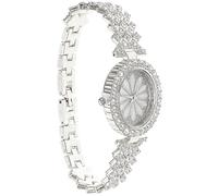 FOMIYES Silver Women Watch Luxury Dial Bling Wristwatches for Female Students and Office Workers