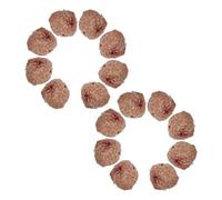 FOMIYES Simulated Beef Meatballs 16Pcs Artificial Food Display Props for Restaurant Scene and Culinary Showcase