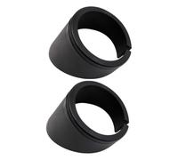 FOMIYES Single Hole Plastic Gauge Pod Holder Suitable for Long Distance Travel and City Commutes 2pcs with Visor Universal Mount Reducing Glare Red for Car Dashboard