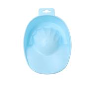 FOMIYES Single-layer Rectangular Blue Plastic Manicure Bowl for Nail Cuticle Care and False Nails Removal Hand Soak Bowl for Home Use and Art Design