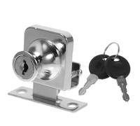 FOMIYES Single Opening Display Cabinet Lock Glass Door Lock for Shop and Home No Drilling Required Security for Exhibits and Displays