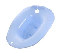 FOMIYES Sitz Bath Basin for Pregnant Women and with Overflow Wide Contoured Edges for Comfort Hygiene Toilet Seat Wash Basin for Postpartum Care and Intimate Cleaning