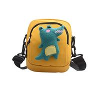 FOMIYES Small Shoulder Bag for Women Dinosaur Handbag Canvas Crossbody Bag Women's Handbags Mini Phone Pouch Lady Purse