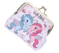 FOMIYES Small Unicorn Coin Purse for Women Portable Cute Printed Wallet Lightweight Decorative Travel Accessory Charming Gift