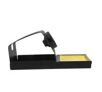 FOMIYES Soldering Iron Stand Holder with 8-Hole Metal Rack and Cleaning Sponge Universal Soldering Rest Support for Wood Burning Pen