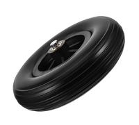 FOMIYES Solid Front Wheel Replacement for Wheelchair PVC PU Material Anti-Burst Design with Enhanced Traction and Vibration Reduction Compatible Wheelchair Accessories for Manual and