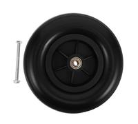 FOMIYES Solid PU Front Wheels for Wheelchair Replacement Anti-Slip Caster Tires with Vibration Reduction Accessories for Seniors Manual and Electric Chairs