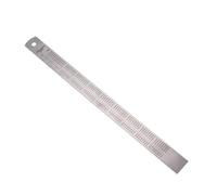 FOMIYES Stainless Steel Double Sided Metal Ruler 60cm Straight Measuring Ruler for Sewing Quilting and Drafting with Metric Scale, Silver