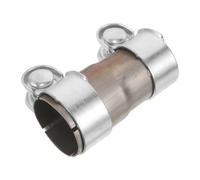 FOMIYES Stainless Steel Exhaust Reducer Coupler 45mm to 50mm Lap Joint Band Clamp Lightweight Exhaust Pipe Clamp for Vehicles to Reduce