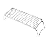 FOMIYES Stainless Steel Folding Grill Rack Outdoor Camping Barbecue Rack Mini Pot Stand Portable Stove Grate Foldable Barbecue Grill Grate for Travel