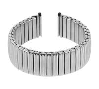 FOMIYES Stainless Steel Metal Band Watch Repairing Band Modern Elegance Stylish Appearance Elastic Comfort Easy Adjustment Men Women Daily Wear 6.10x0.79x0.08in