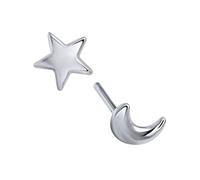 FOMIYES Star and Moon Stud Earrings for Women Cute Ear Decor for Girls Delicate Celestial Jewelry Safe Material Summer Adventures and Astronomy Lovers