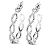 FOMIYES Sterling Silver Small Hoop Earrings for Women Lightweight Twist Hoop Jewelry Polished Smooth Surface Comfortable Everyday Wear Suitable for Casual and Formal Occasions