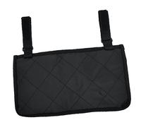 FOMIYES Storage Pouch for Wheelchair Armrest Accessory Bag Reflective Fit Black Mounting Straps