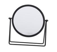 FOMIYES Swivel Vanity Makeup Mirror with Smooth Rotation Round Tabletop Cosmetic Mirror for Detailed Facial View for Home Use