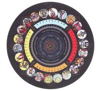 FOMIYES Tarot Divination Tablecloth Rubber Pad Altar Cover Decorative Tarot Cloth for Fortune Telling Games