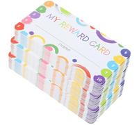 FOMIYES Teaching Reward Cards Punch Cards 150 Sheets for Classroom Motivation for Students and Teachers
