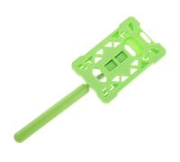 FOMIYES Telescoping Parking Card Holder Pole Extension Plastic ID Badge Protector Stick for Vehicle Access Card Grabber Lanyard, Green, for Car Parking Use