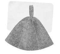 FOMIYES Thick Felt Sauna Hat and Pad for Men and Women Water-absorbent Heat Insulating Steam Cap Portable Breathable Bathhouse Accessory for Safe Sauna Experience