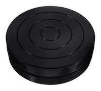 FOMIYES Thickened 11cm Clay Turntable Base with Plastic Rotating Bearing, Round Pottery Swivel Plate for Sculpting and Ceramic Crafting