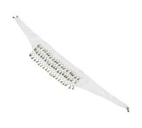 FOMIYES Three-layer Belly Dancing Hip Scarf with Coins Soft Chiffon Waist Chain Belt for Women Secure Accessory for Festival Performance Party Suitable for Group Use