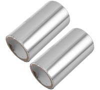 FOMIYES Tinfoil Nail Soak off Foil Sheets x 2 Rolls Thin Aluminium Nail Polish Remover Wraps Cotton Pads Tool for Gentle