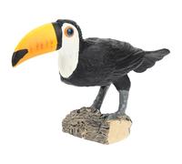 FOMIYES Toucan Ornament Model Artificial Toucan Statue Small Bird Figurine for Desktop Bird Statue for Garden Animal Ornaments Outdoor and Jungle Animals Figures Display
