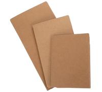 FOMIYES Travel Passport Holder and Card Sleeve Organizer 3Pcs Kraft Paper Inserts Notebook Refill for Document and Receipt Storage at Office or Home