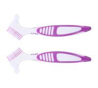 FOMIYES Turtle Shell Cleaning Brush for Effective Dirt Removal 2pcs for Pet Health Maintenance, Plastic Multi-purpose Brush with Different Shapes on Turtle Shells and Nails