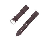 FOMIYES Ultrathin Cattlehide Leather Watch Strap Endurable Band Dark Brown Quick Release Design for Classic Style and Comfort