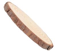 FOMIYES Unfinished Rustic Wood Circle 25-30cm Diameter X 2cm Thick for DIY Wedding Table Centerpiece Crafts, Blank Wood Cutout for Artistic Decor and Party Favors